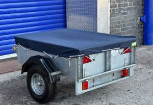 GALVANISED SINGLE AXLES 4' x 3' CAMPING/UTILITY TRAILER WITH COVER image 3