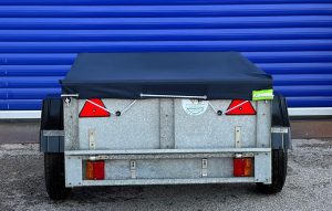 GALVANISED SINGLE AXLES 4' x 3' CAMPING/UTILITY TRAILER WITH COVER image 5