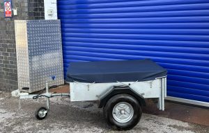 GALVANISED SINGLE AXLES 4' x 3' CAMPING/UTILITY TRAILER WITH COVER image 15