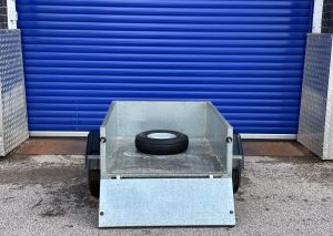 GALVANISED SINGLE AXLES 4' x 3' CAMPING/UTILITY TRAILER WITH COVER image 19